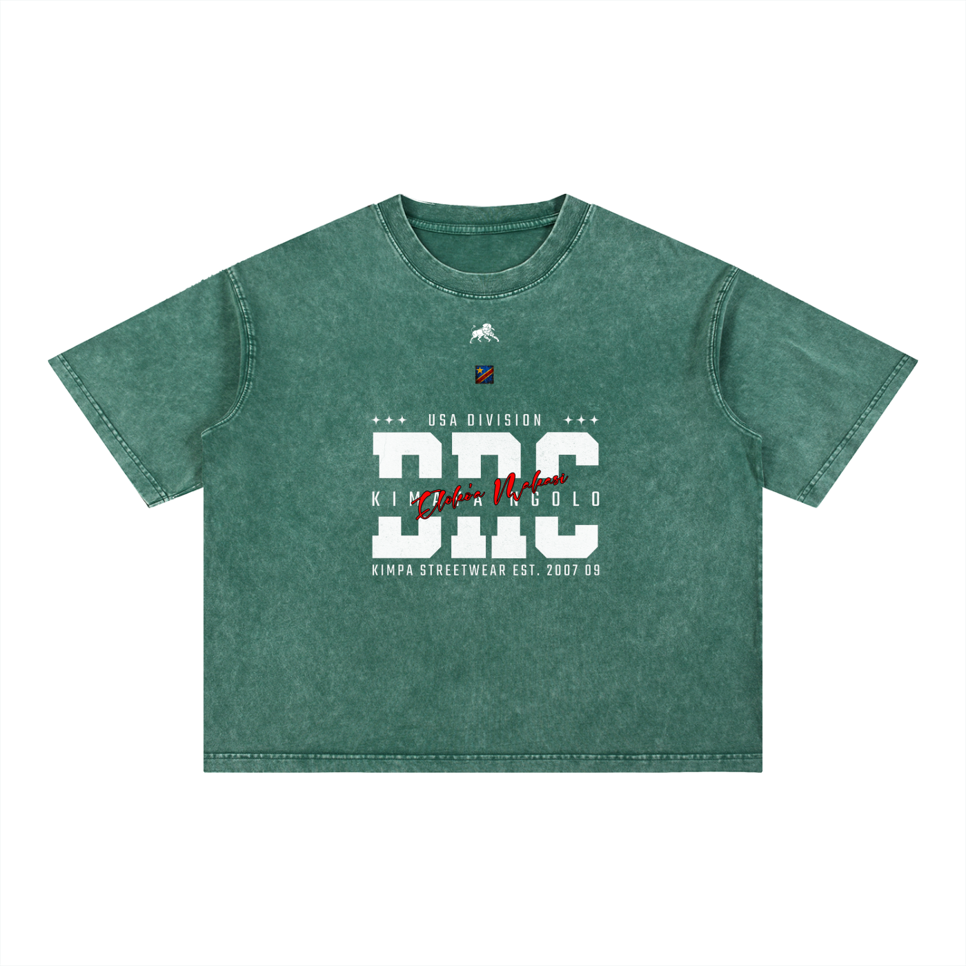 Mineral Wash Boxy Cotton T-Shirt