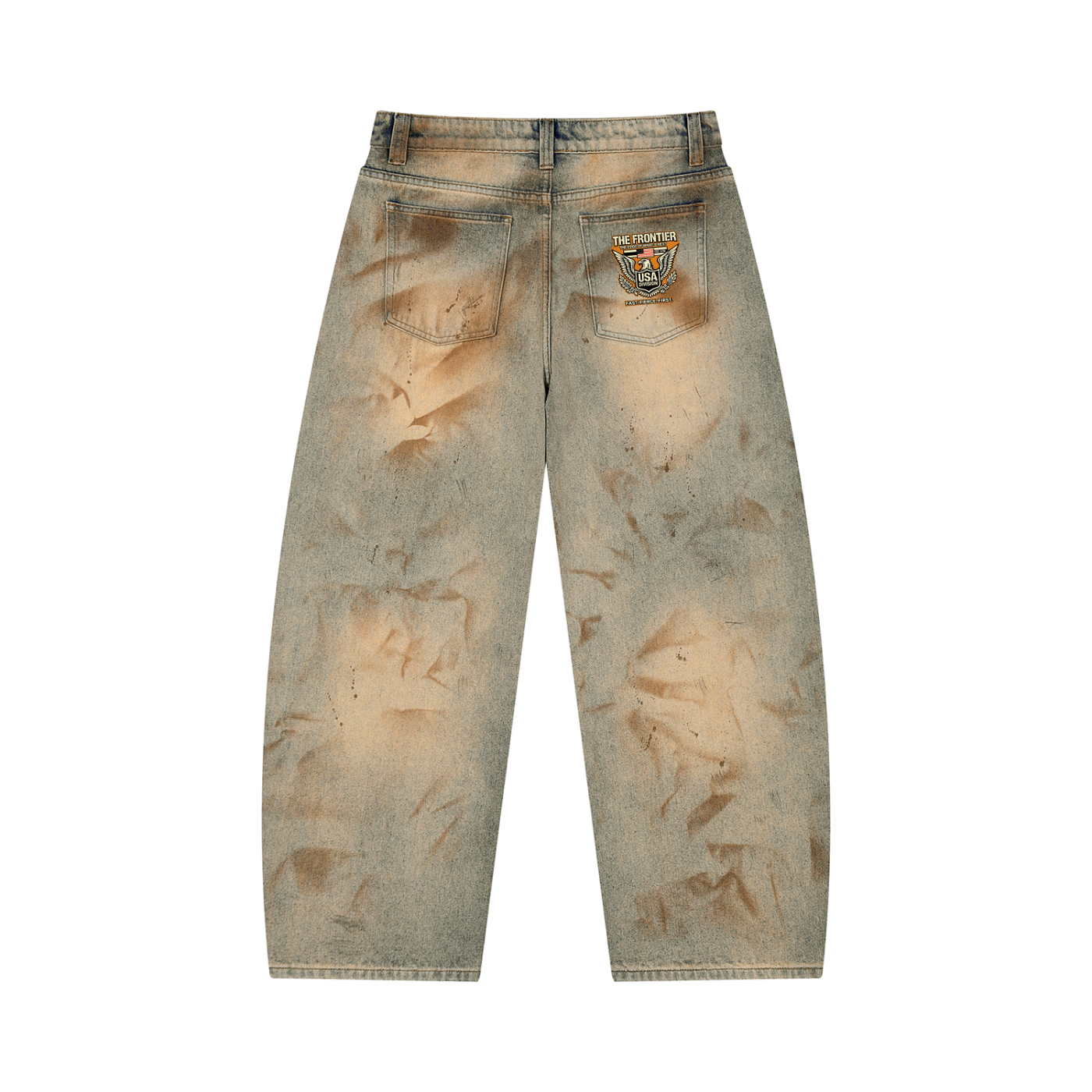 Men’s Vintage Wash Barrel Leg Jeans