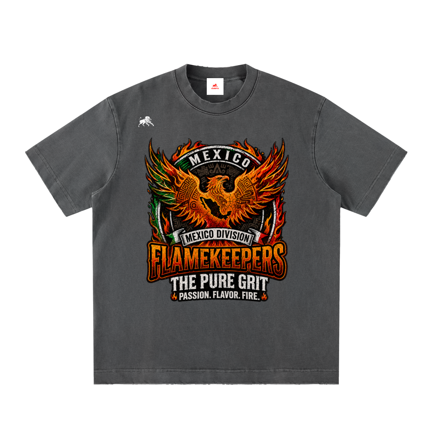 Heavyweight Vintage Washed Frayed T-Shirt