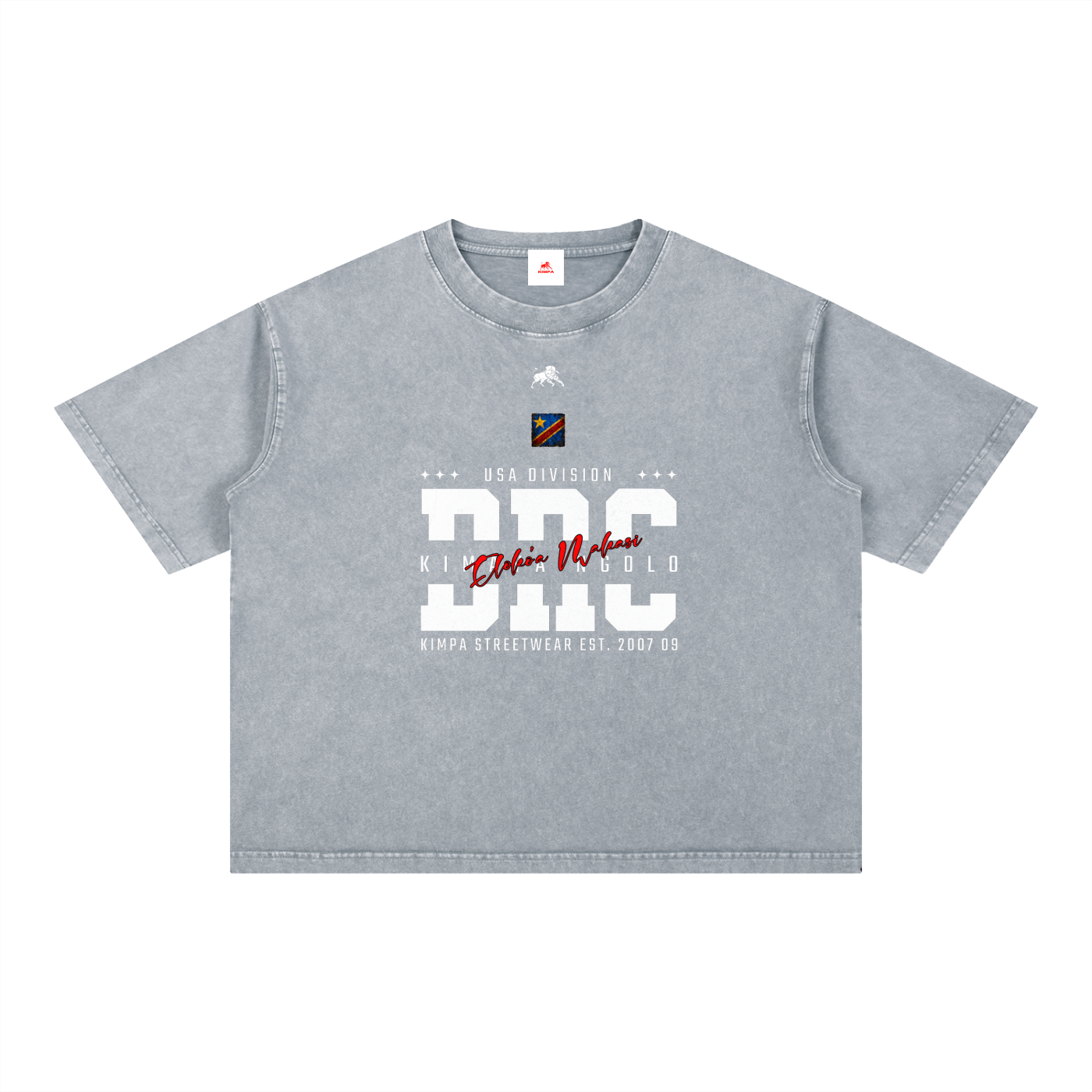 Mineral Wash Boxy Cotton T-Shirt