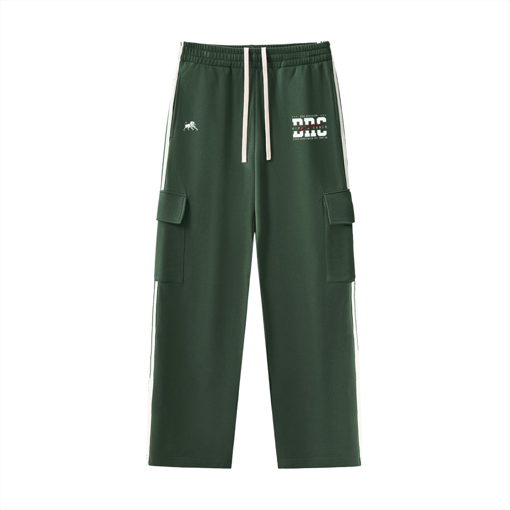 Side Stripe Straight-Leg Pants