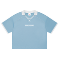 Unisex Collared Piping Boxy Soccer Jersey