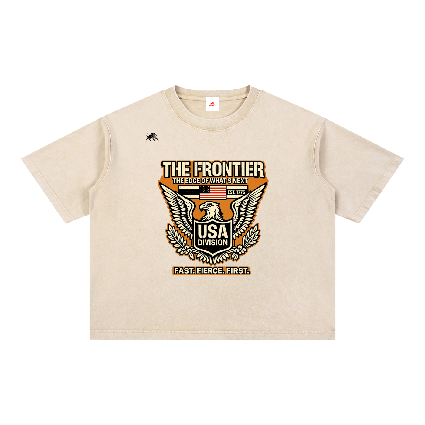 Mineral Wash Boxy Cotton T-Shirt