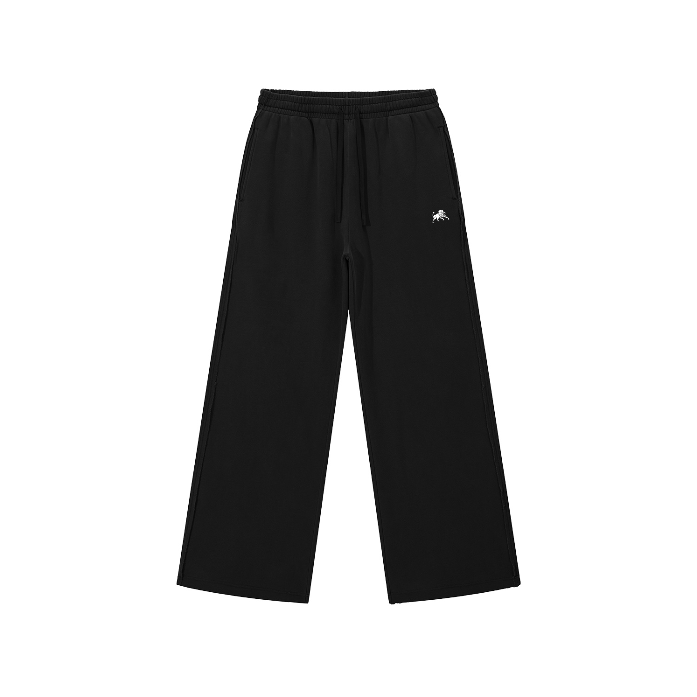 Snow Washed Raw Edge Sweatpants