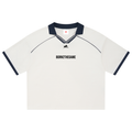 Unisex Collared Piping Boxy Soccer Jersey