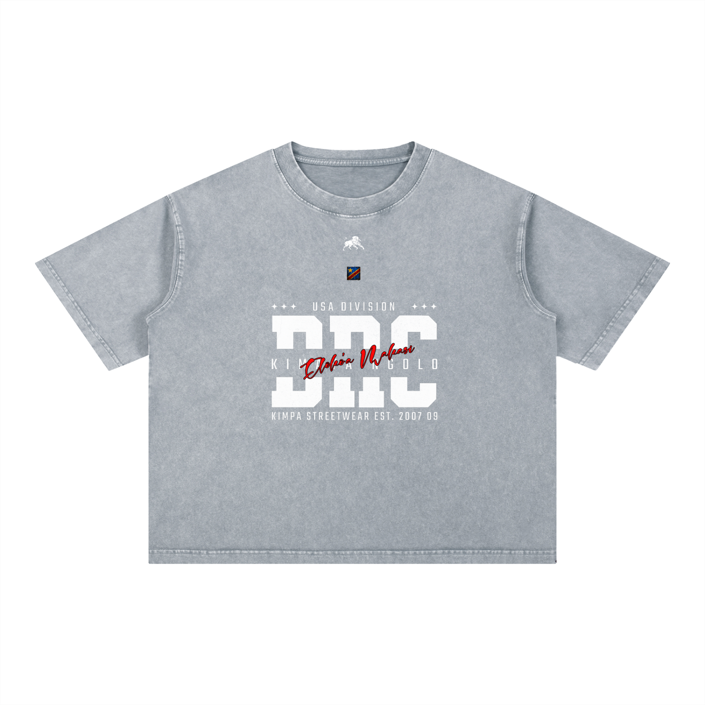 Mineral Wash Boxy Cotton T-Shirt