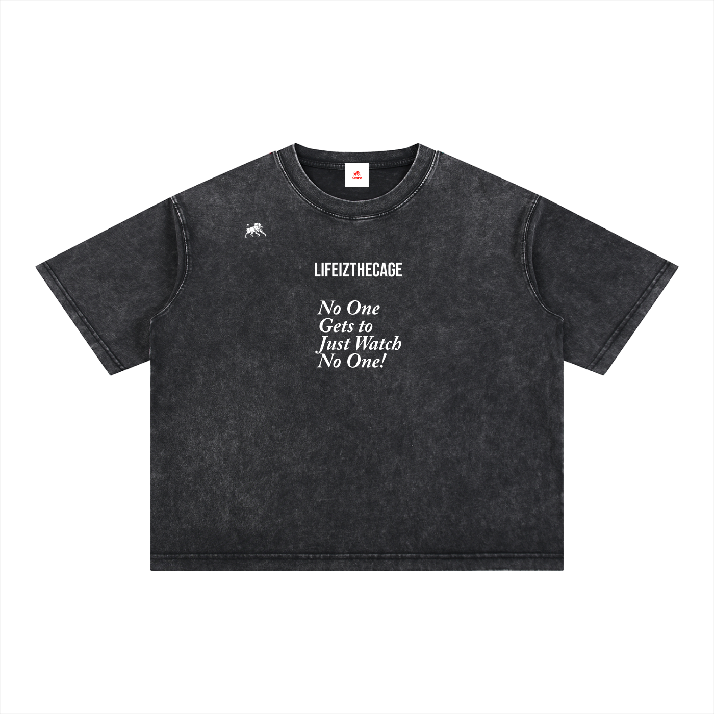 Mineral Wash Boxy Cotton T-Shirt