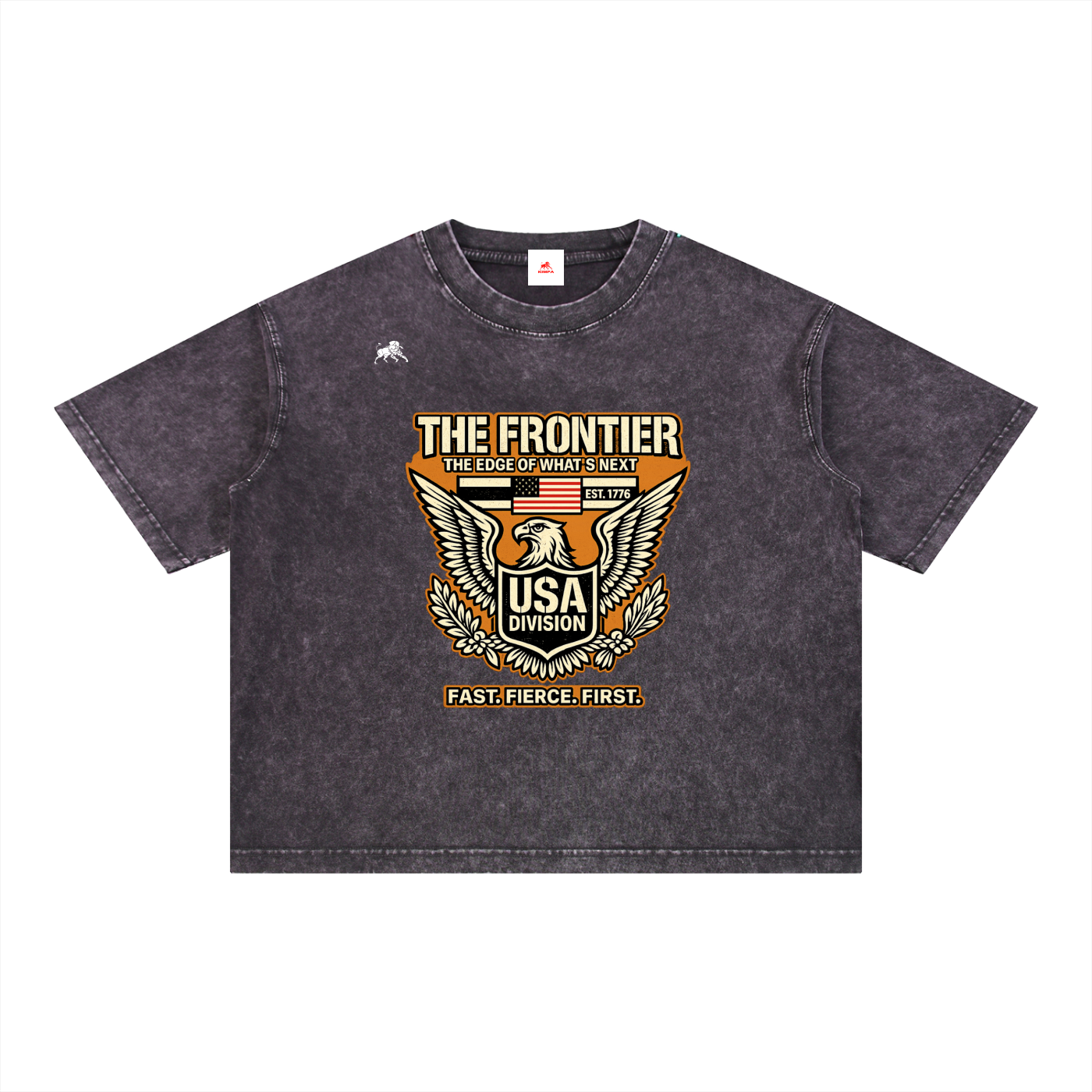 Mineral Wash Boxy Cotton T-Shirt