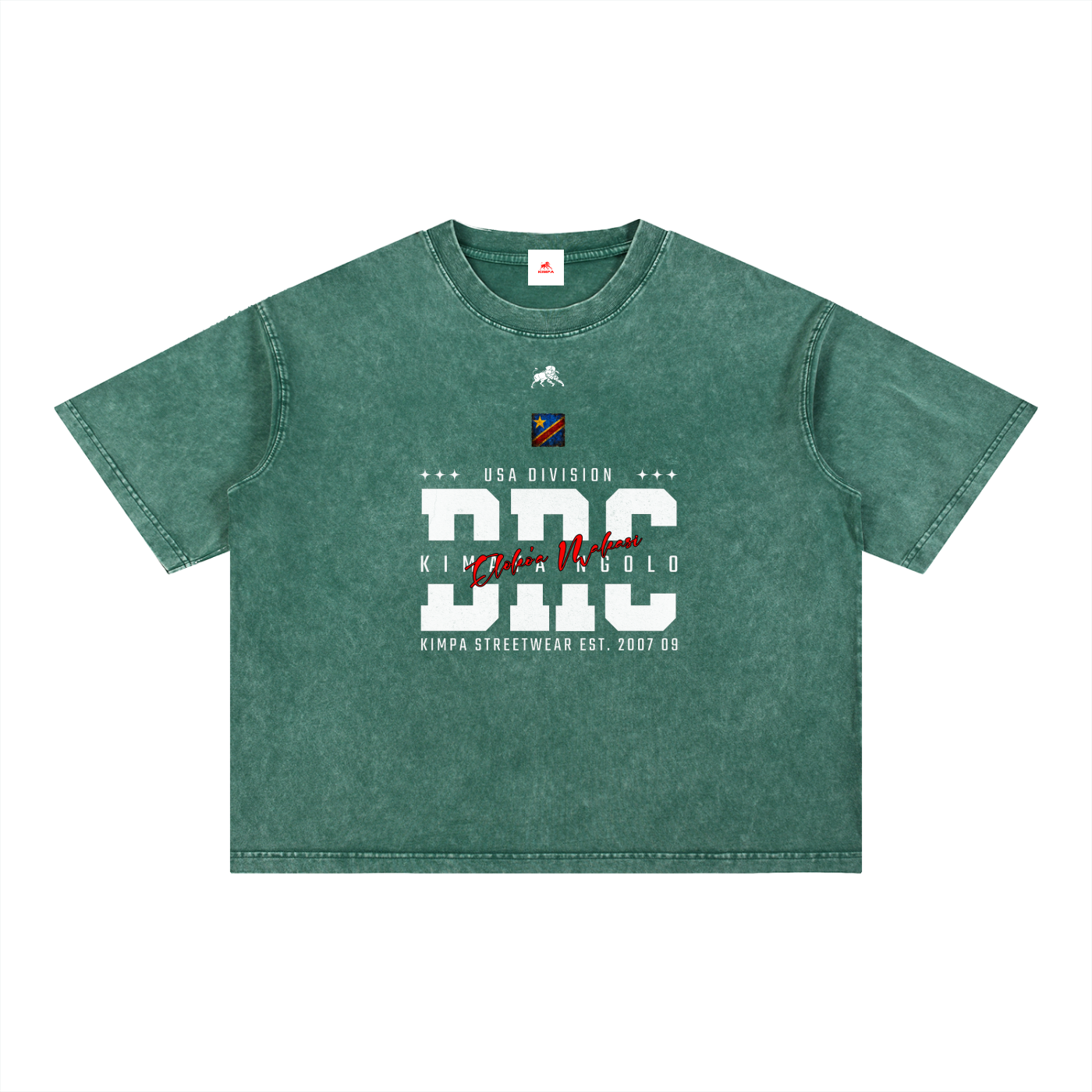 Mineral Wash Boxy Cotton T-Shirt