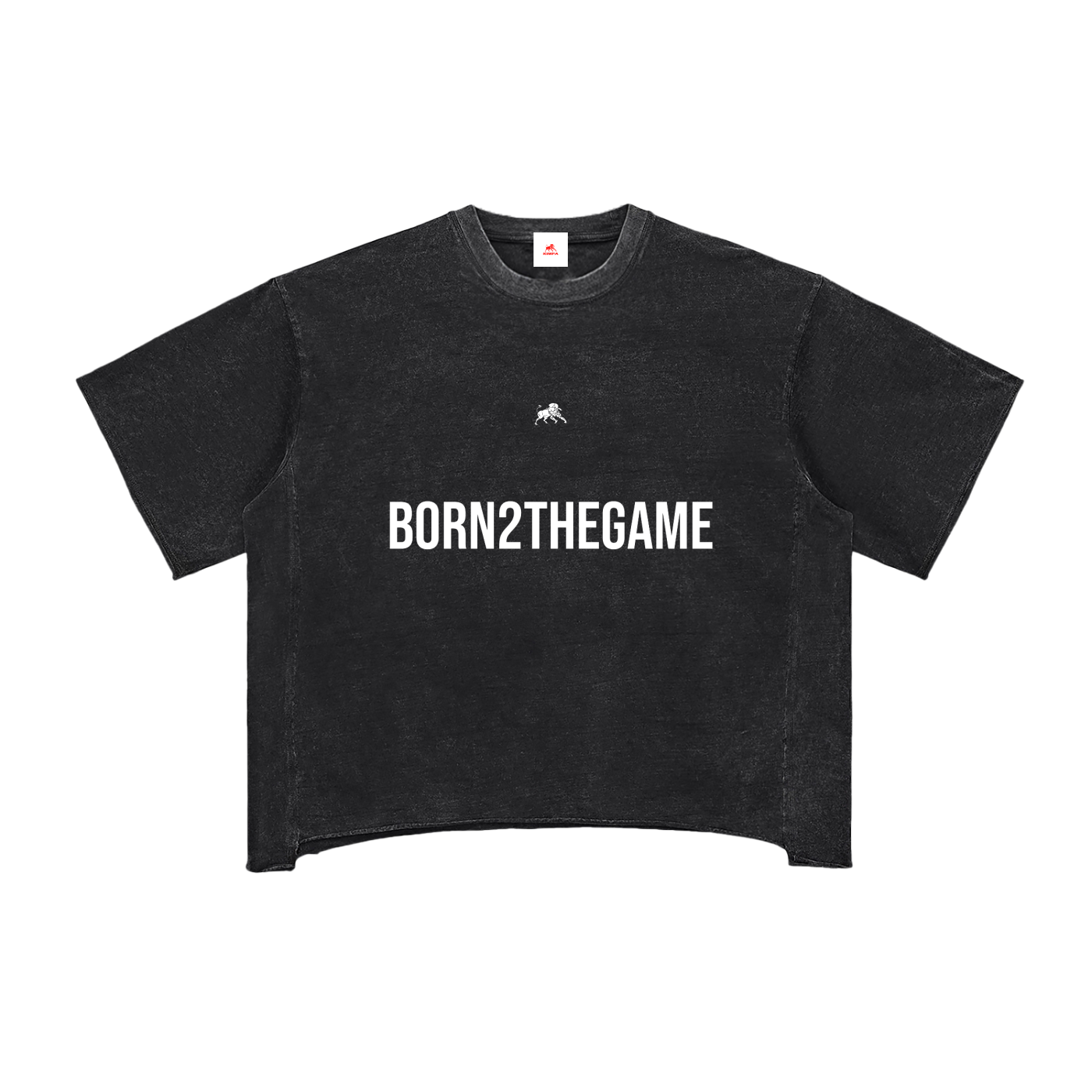 Raw Edge Snow Washed Boxy T-Shirt