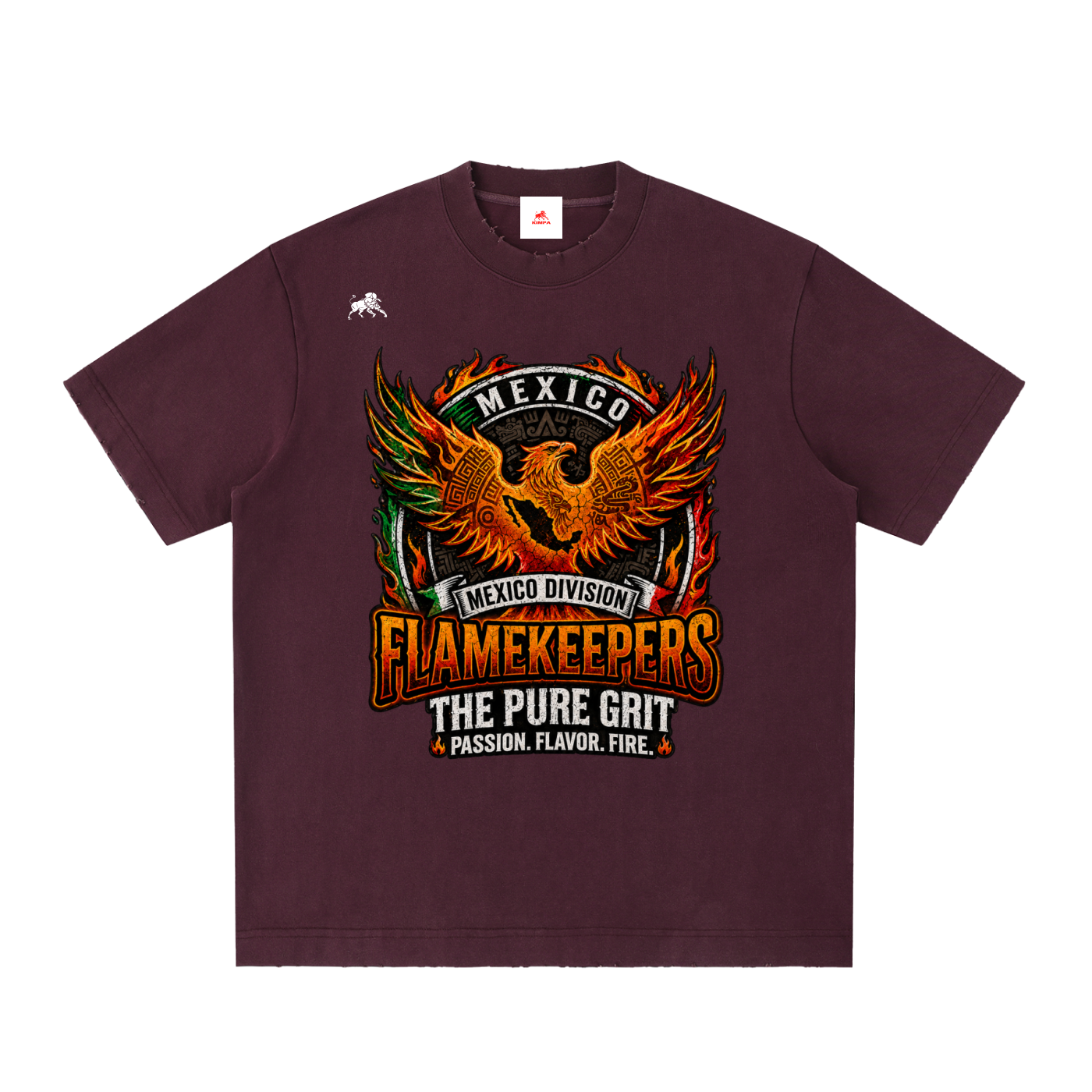 Heavyweight Vintage Washed Frayed T-Shirt