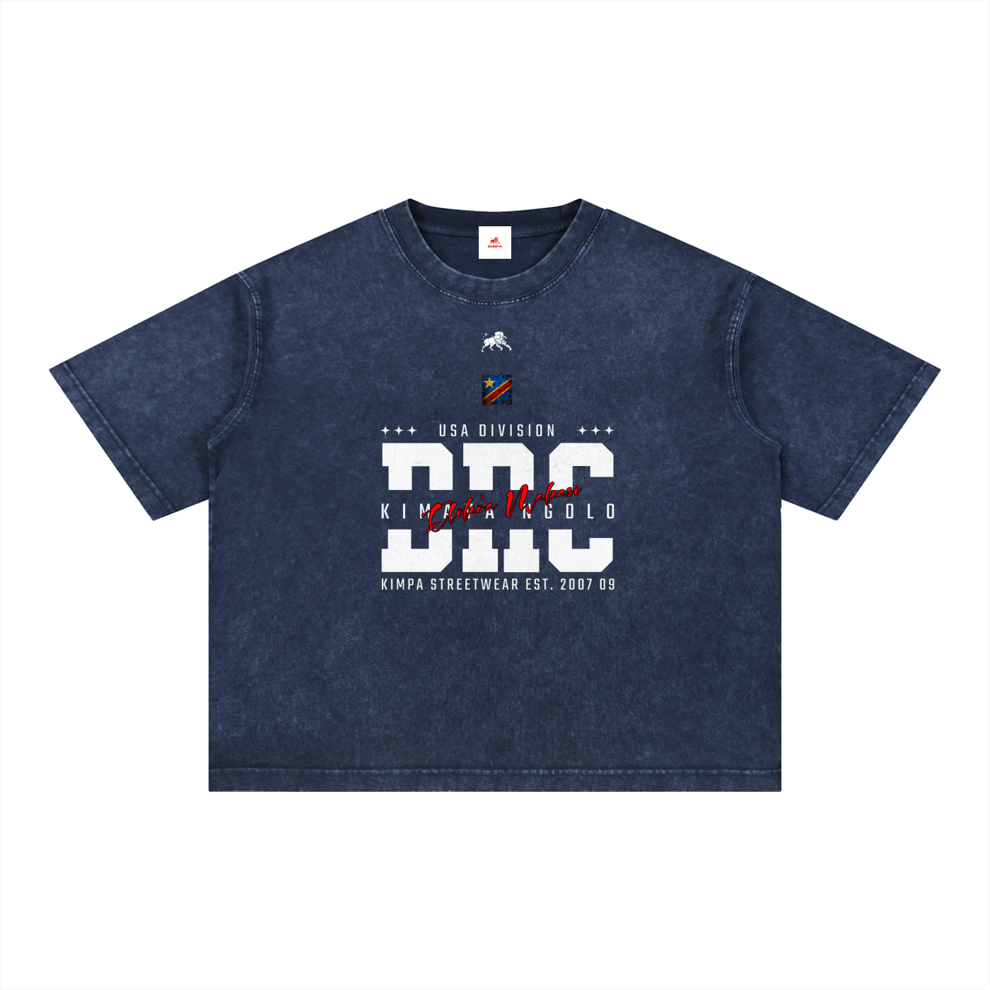 Mineral Wash Boxy Cotton T-Shirt
