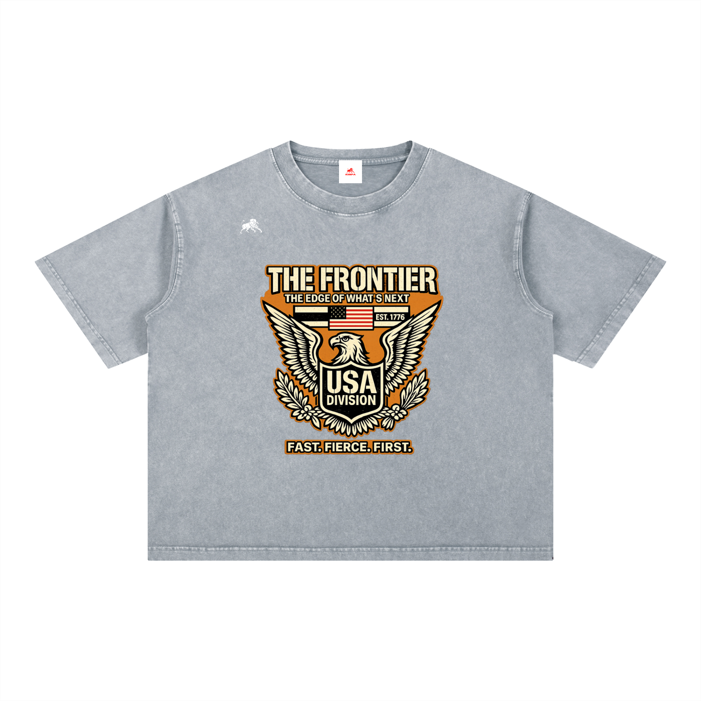 Mineral Wash Boxy Cotton T-Shirt