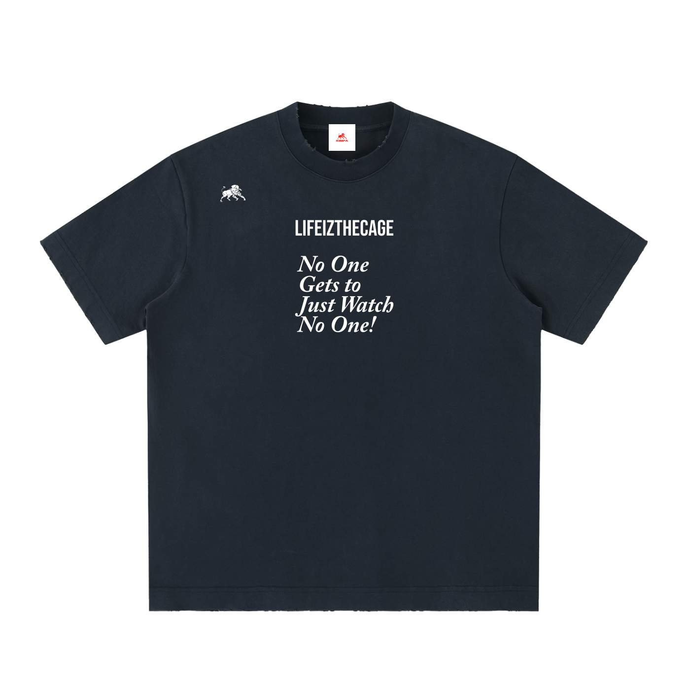 Heavyweight Vintage Washed Frayed T-Shirt
