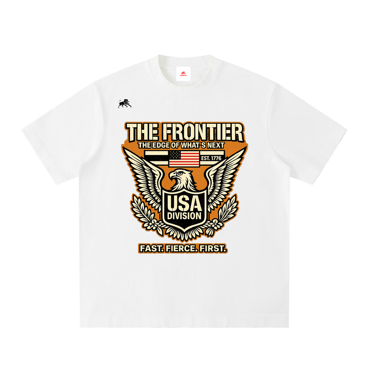 Heavyweight Vintage Washed Frayed T-Shirt