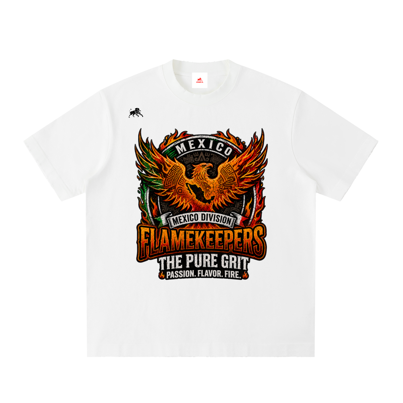 Heavyweight Vintage Washed Frayed T-Shirt