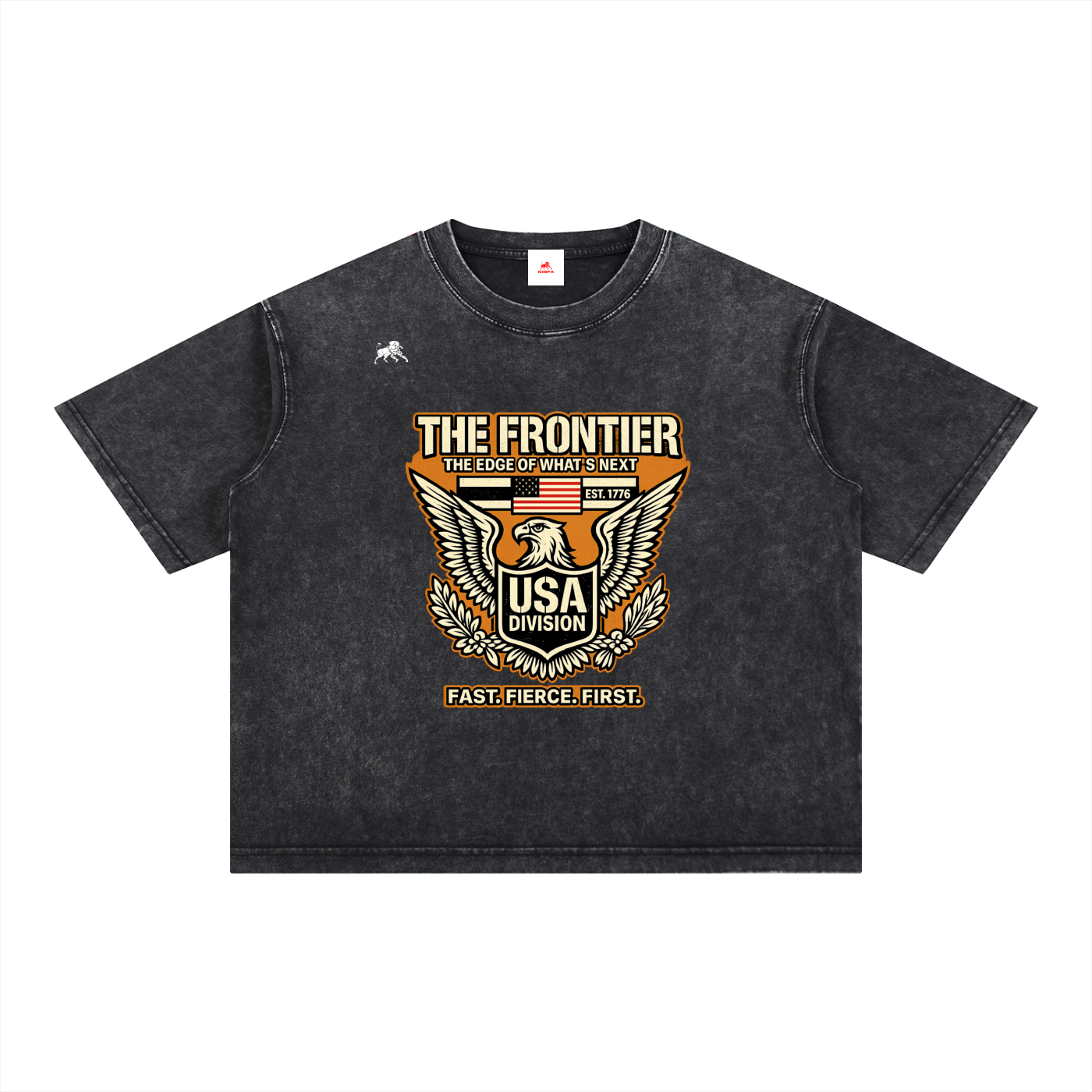 Mineral Wash Boxy Cotton T-Shirt