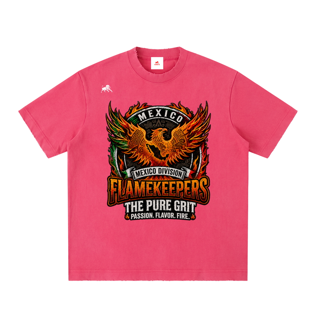 Heavyweight Vintage Washed Frayed T-Shirt