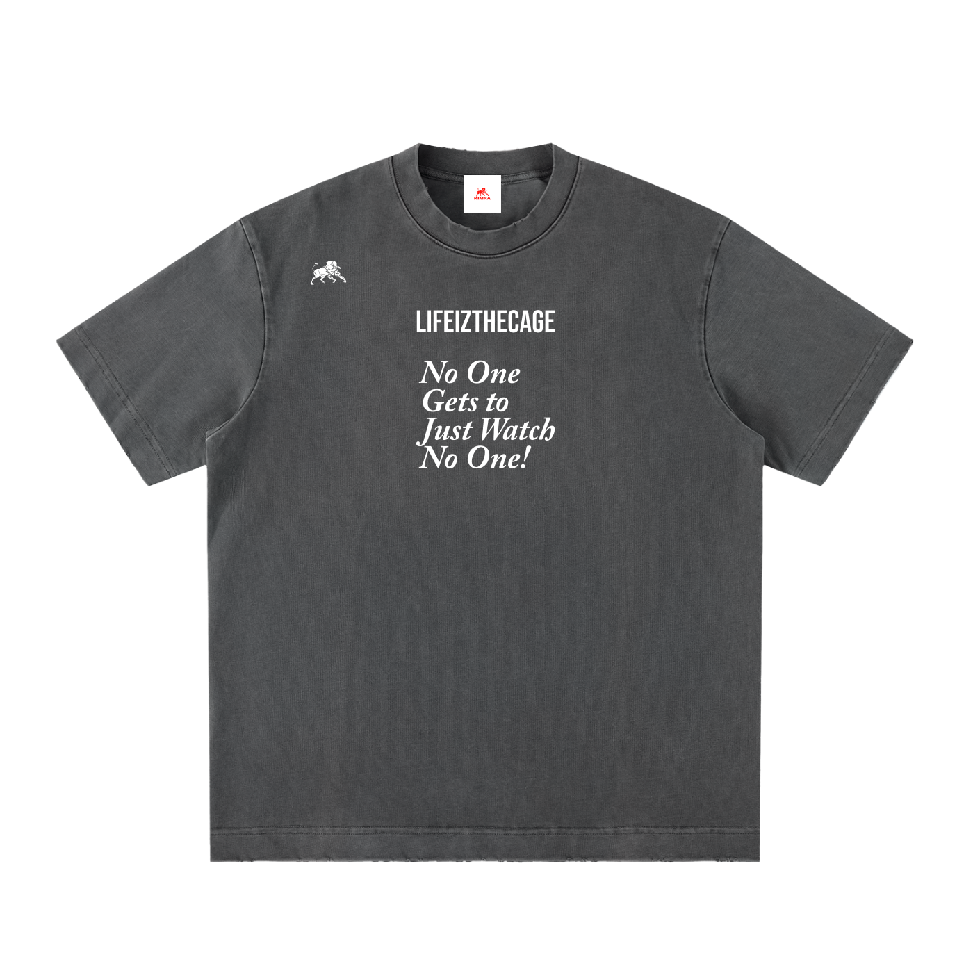 Heavyweight Vintage Washed Frayed T-Shirt