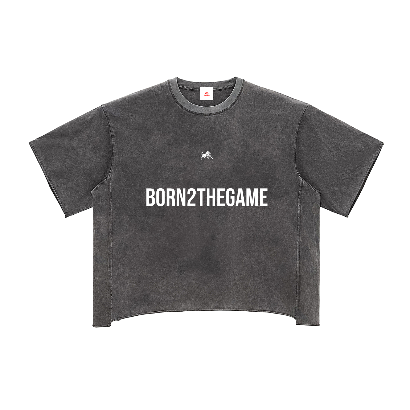 Raw Edge Snow Washed Boxy T-Shirt