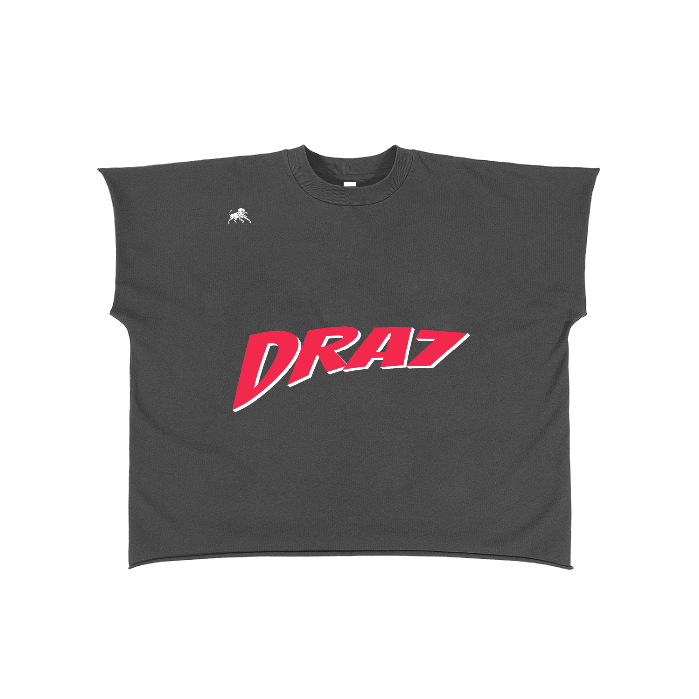 Raw Edge Boxy Non-Shrink T-Shirt