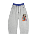 Plaid Waistband Barrel Sweatpants