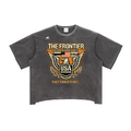 Raw Edge Snow Washed Boxy T-Shirt