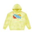 Unisex Sunfade Frayed Fleece Hoodie
