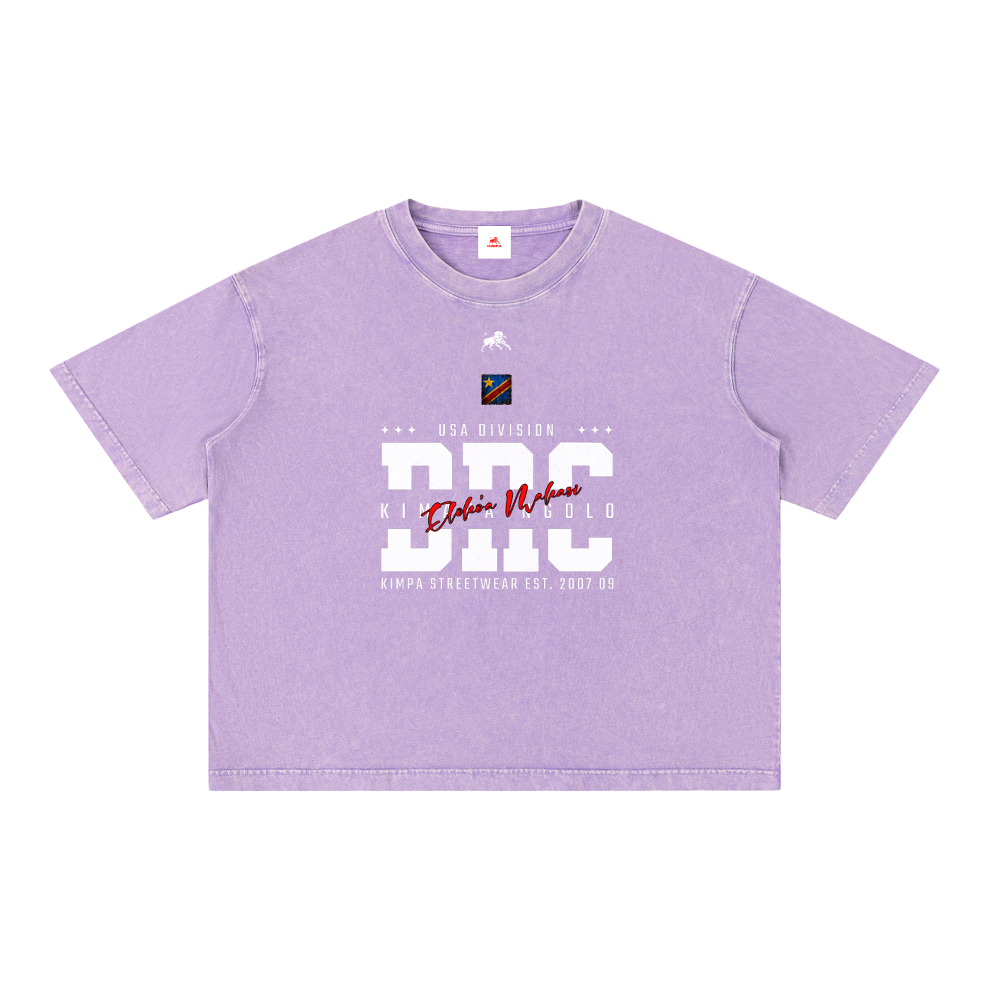 Mineral Wash Boxy Cotton T-Shirt