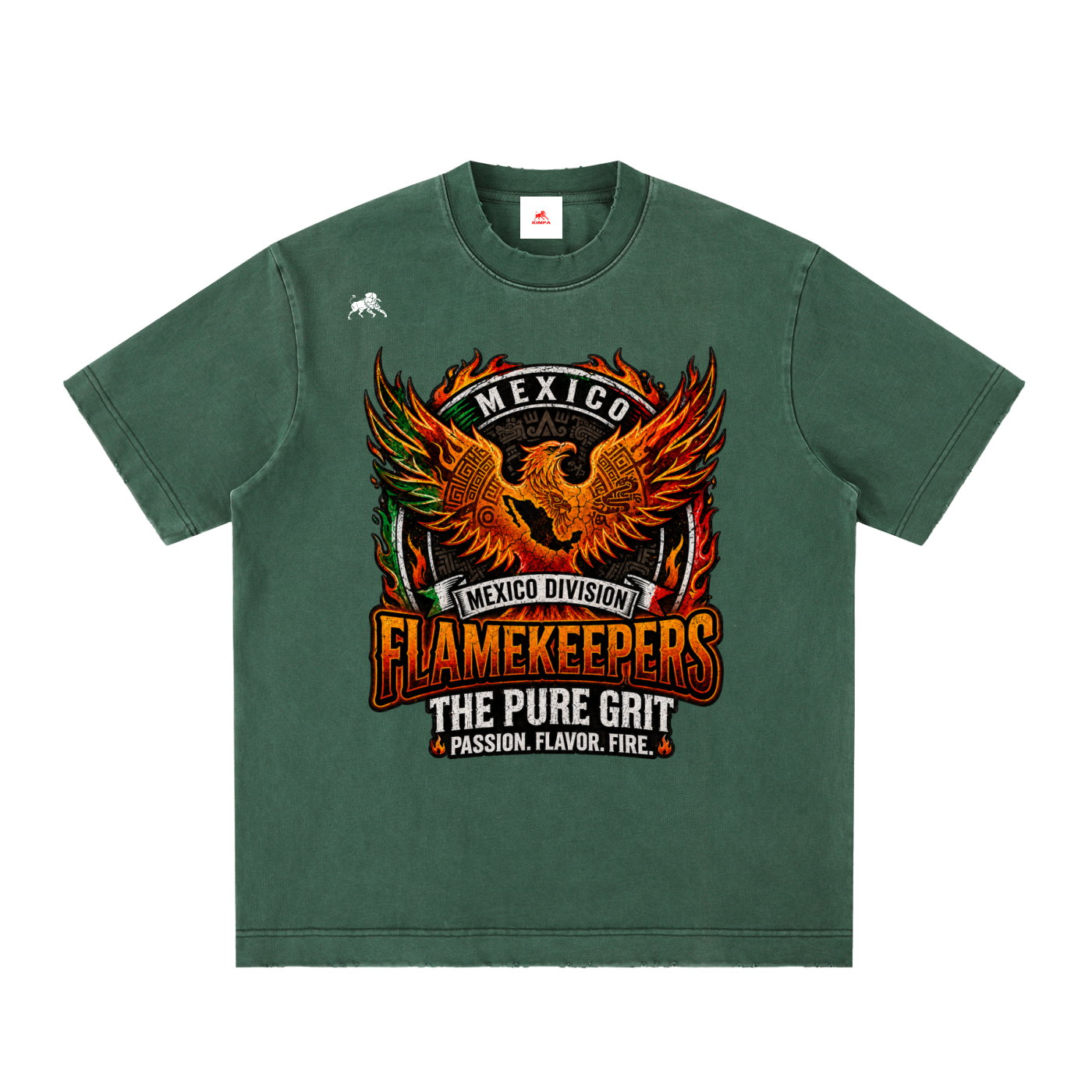 Heavyweight Vintage Washed Frayed T-Shirt