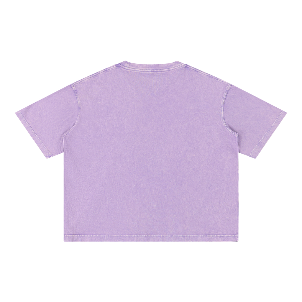 Mineral Wash Boxy Cotton T-Shirt