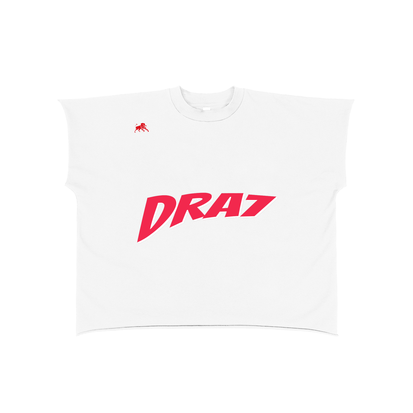 Raw Edge Boxy Non-Shrink T-Shirt
