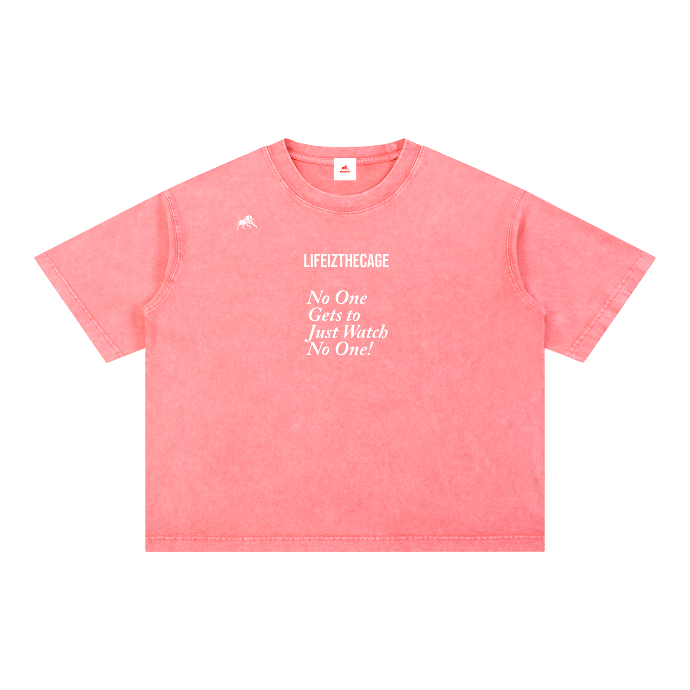 Mineral Wash Boxy Cotton T-Shirt