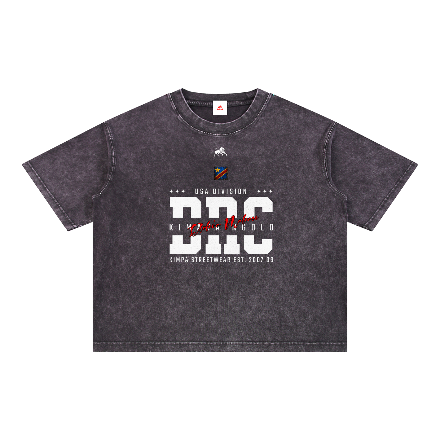 Mineral Wash Boxy Cotton T-Shirt