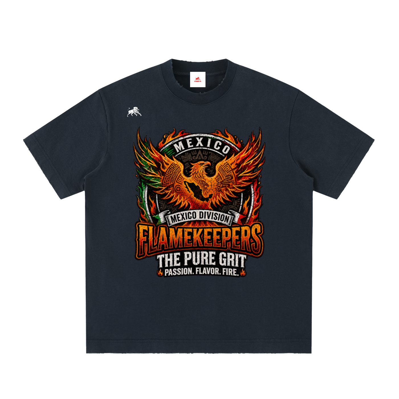 Heavyweight Vintage Washed Frayed T-Shirt