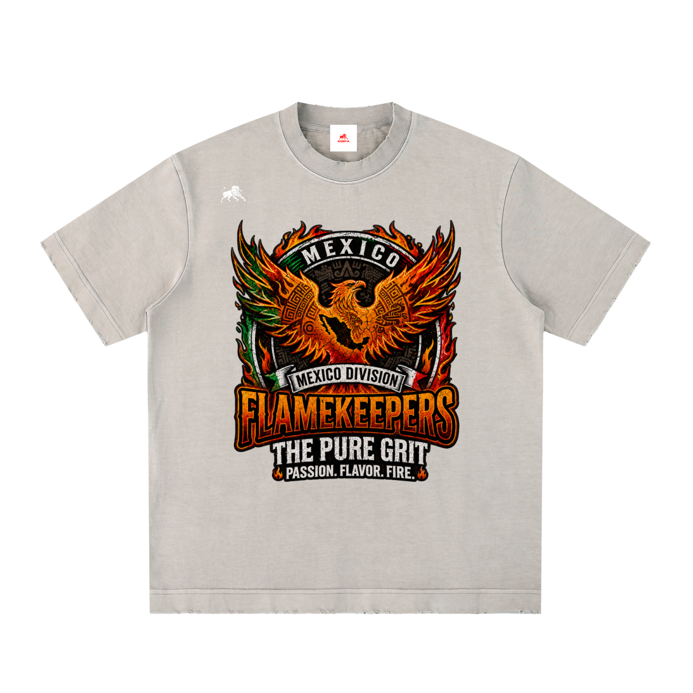Heavyweight Vintage Washed Frayed T-Shirt