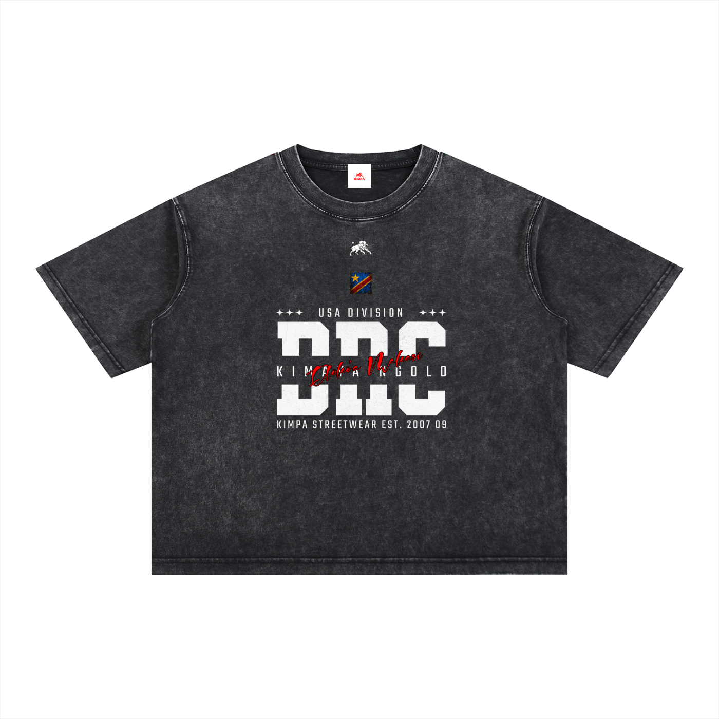 Mineral Wash Boxy Cotton T-Shirt
