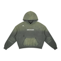 Frayed Sunfade Boxy Fleece Hoodie