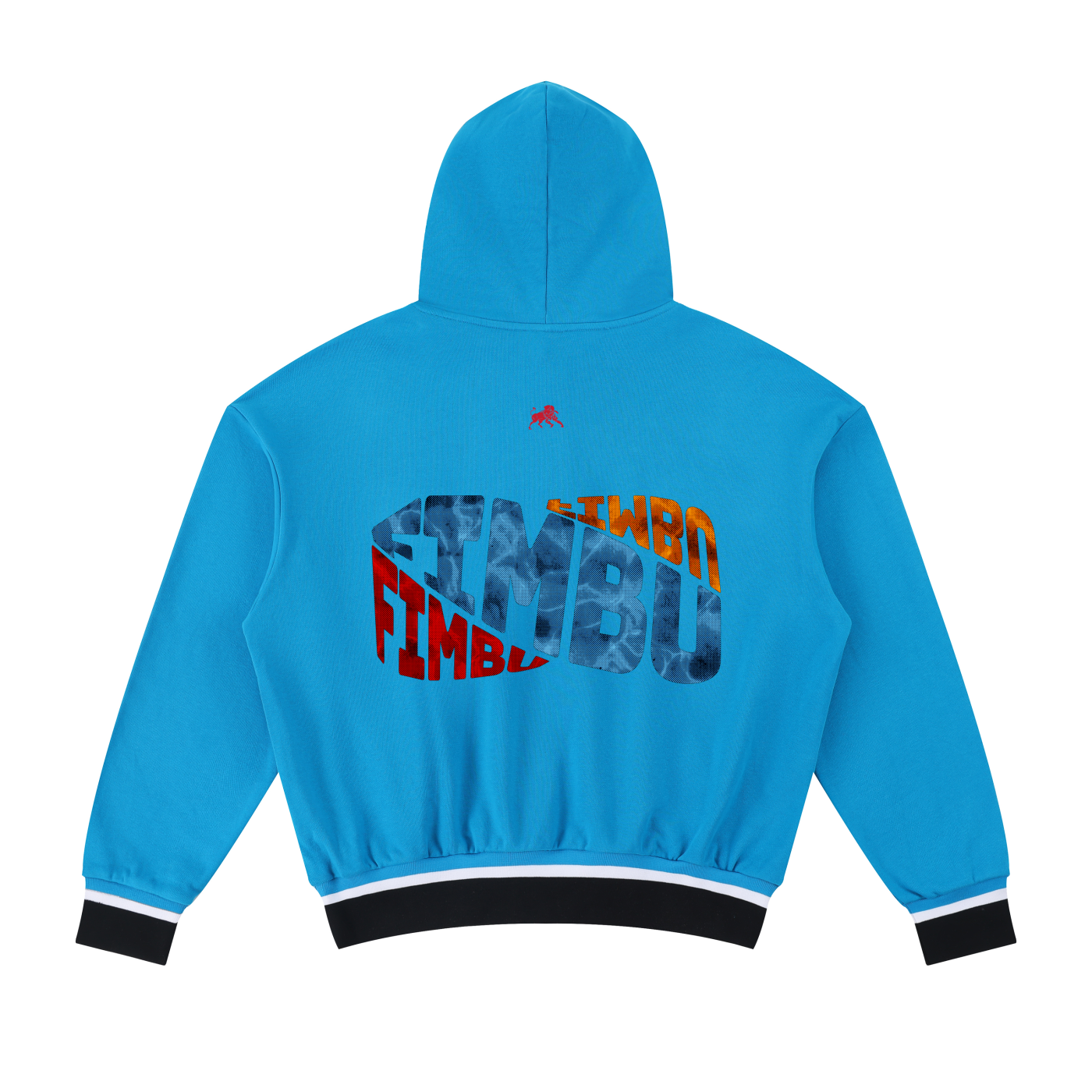 Unisex Oversized Color Block Boxy Hoodie